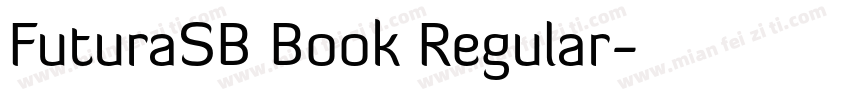 FuturaSB Book Regular字体转换